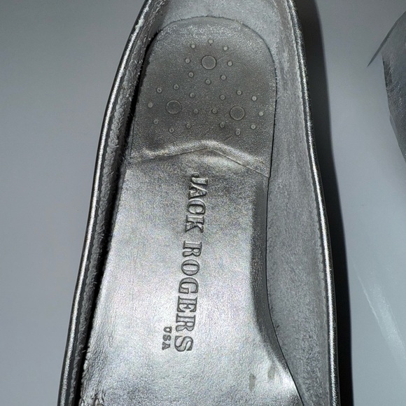 Jack Rogers Silver Women's Loafers - Picture 4 of 7